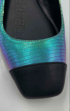 Load image into Gallery viewer, Karl Lagerfeld Paris Womens Zayna Multicolor Cap Toe Slip-On Ballet Flats Sz 8M