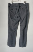 Load image into Gallery viewer, Banana Republic Mens Gray Cotton Kentfield Straight Leg Dress Pants Size 32X32
