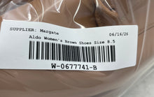 Load image into Gallery viewer, Aldo Womens Savaedia Brown Patent Leather Lace-Up Platform Oxford Shoes Size 8.5