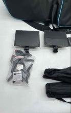 Load image into Gallery viewer, Lot Of Assorted Light Set And Tripods Black Carrying Case Not Tested
