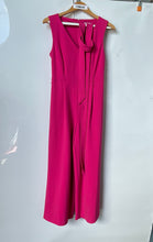 Load image into Gallery viewer, Calvin Klein Womens Pink Sleeveless V-Neck Back-Zip One-Piece Jumpsuit Size 4
