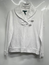 Load image into Gallery viewer, Lauren Ralph Lauren Womens White Cotton Long Sleeve Pullover Sweater Size L