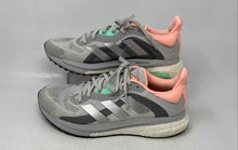 Load image into Gallery viewer, Adidas Womens SolarGlide 4 ST GX3059 Gray Peach Low Top Sneakers Shoes Size 8