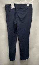 Load image into Gallery viewer, Nine West Womens Blue Flat Front Stretch Bootcut Leg Trouser Pants Size 16