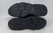 Load image into Gallery viewer, Nike Mens Air Huarache Black Leather Round Toe Lace-Up Sneaker Shoes Size 9