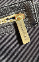 Load image into Gallery viewer, Kenneth Cole Reaction Womens Black Leather Pockets Double Strap Tote Handbag