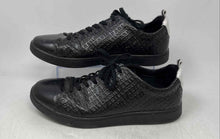 Load image into Gallery viewer, Lacoste Mens Black White Low Top Lace-Up Sneaker Shoes Size 9.5