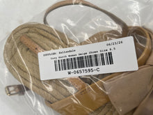 Load image into Gallery viewer, Authentic Tory Burch Womens Penny Beige Bow Flat Espadrille Sandals Size 8.5 M