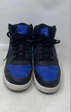 Load image into Gallery viewer, Nike Mens Ebernon Mid Black Blue Mid Top Lace-Up Sneaker Shoes Size 11