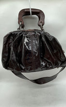 Load image into Gallery viewer, Biasia Womens Brown Satchel Handbag