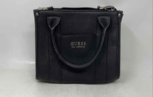 Load image into Gallery viewer, Guess Los Angeles Womens Black Faux Leather Detachable Strap Satchel Handbag