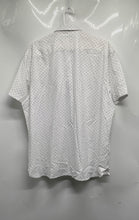 Load image into Gallery viewer, Perry Ellis Mens White Short Sleeve Slim Fit Stretch Button-Up Shirt Size XXL