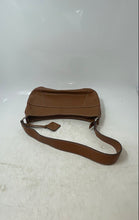 Load image into Gallery viewer, Anne Klein Womens Brown Faux Leather Charm Inner Pocket Medium Shoulder Bag