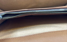 Load image into Gallery viewer, Cuero Vaca Womens Beige Animal Print Inner Pockets Shoulder Purse