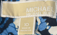 Load image into Gallery viewer, Michael Kors Womens Multicolor Paisley Print Back Zip Fit & Flare Dress Size 10