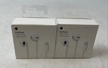 Load image into Gallery viewer, Apple EarPods Ergonomic Design Lightning Connector In Ear Canal Headset 2 Pcs