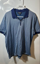 Load image into Gallery viewer, Express Mens Blue Short Sleeve Collared Polo Shirt Size Large
