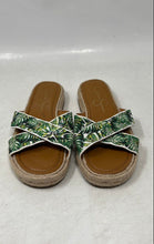 Load image into Gallery viewer, Jessica Simpson Womens Brown Tropical Print Slip-On Slide Sandals Size 5.5 M
