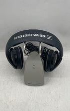 Load image into Gallery viewer, Sennheiser HDR120 Black Portable Wireless Headphones With Charging Base Untested