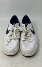 Load image into Gallery viewer, Nike Mens Air Jordan 1 Retro Low 705329-106 White Blue Sneaker Shoes Size 10
