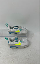 Load image into Gallery viewer, Nike Unisex Baby Air Max 90 CB White Aqua Yellow Slip-On Sneakers Shoes Size 3C