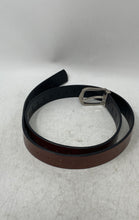 Load image into Gallery viewer, Viley Mens Black Leather Perforated Design Adjustable Pin-Buckle Dress Belt