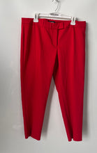 Load image into Gallery viewer, Liz Claiborne Womens Red Flat Front Classic Fit Straight Leg Ankle Pants Size 14