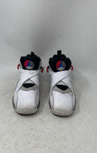 Load image into Gallery viewer, Nike Boys Air Jordan 8 305369-100 White Black Lace-Up Sneakers Shoes Size 3Y