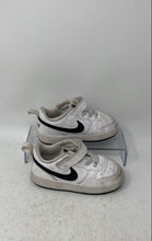 Load image into Gallery viewer, Nike Kids Court Borough Low 2 White Black Sneaker Shoes Size 8C
