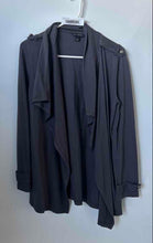 Load image into Gallery viewer, Banana Republic Womens Gray Long Sleeve Draped Open Front Cardigan Sweater Sz S