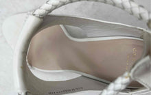 Load image into Gallery viewer, Cole Haan Womens Lise White Leather Stiletto Heel Ankle Strap Sandals Size 11B