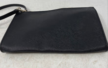 Load image into Gallery viewer, Kate Spade New York Womens Black Saffiano Leather Wristlet Wallet