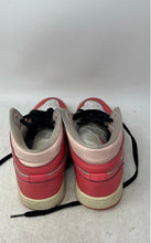 Load image into Gallery viewer, Nike Womens Air Jordan 1 Mid BQ6472-186 White Pink Lace-Up Sneaker Shoes Size 7