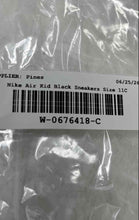 Load image into Gallery viewer, Nike Boys Air Max 1 EasyOn DZ3308-001 Black Hook & Loop Sneakers Shoes Size 11C