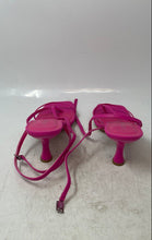Load image into Gallery viewer, Carcuume Womens Camile Pink Open Toe Low Spool Heel Strappy Sandals Size 8