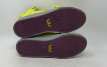 Load image into Gallery viewer, Supra Womens Neon Green Purple Lace-Up Sneaker Shoes Size 8.5