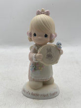 Load image into Gallery viewer, Precious Moments Porcelain 1986 Birds Of A Feather Collect Together Figurine
