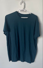 Load image into Gallery viewer, Armani Exchange Mens Teal Pima Cotton Slim Fit Crew Neck T-Shirt Size XL
