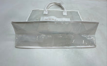 Load image into Gallery viewer, Aroma360 Paris Collection Womens White Clear Double Handle Tote Bag