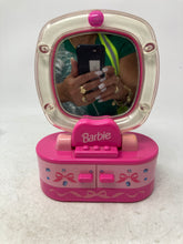 Load image into Gallery viewer, Barbie Mirror Toy Pink Vanity Musical Jewelry Box Storage Doll Accessory