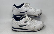 Load image into Gallery viewer, Fila Mens Classico 3CMOO493-125 White Navy Blue Lace-Up Sneakers Shoes Size 5
