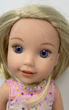 Load image into Gallery viewer, American Girl Blonde Hair Blue Eye Fashion Doll With Pink Dress Outfit
