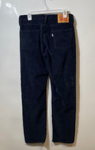 Load image into Gallery viewer, Levi's Mens 514 Blue Corduroy Flat Front Straight Leg Chino Pants Size 30x30