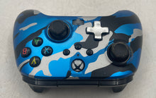 Load image into Gallery viewer, PowerA Enhanced 1518911-01 Blue Camouflage Wired Game Controller Not Tested