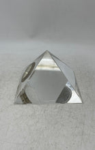 Load image into Gallery viewer, Vintage Shannon By Godinger Pyramid Shape Quartz Desktop Clock Not Tested