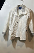 Load image into Gallery viewer, Mackintosh Womens White Long Sleeve Pockets Rain Jacket Size Small