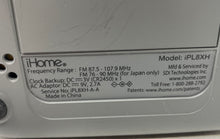 Load image into Gallery viewer, iHome Model iPL8XH Gray Radio Clock Alarm For iPod iPhone Audio Dock Not Tested