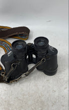 Load image into Gallery viewer, Vintage Focal Black Wide Angle Field 10° 7x35 Coated Optics Binoculars W/ Strap