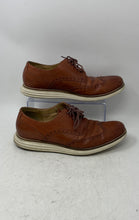 Load image into Gallery viewer, Cole Haan Mens Original Grand Brown Leather Wingtip Lace-Up Oxford Shoes Size 9M