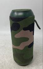 Load image into Gallery viewer, Onn Green Camouflage Home Audio Portable Bluetooth Wireless Speaker Not Tested